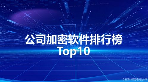 加密艺术大赏 公司加密软件安全领域的十大创新之作